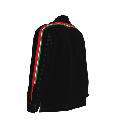 Italy MotoStripe™ Denim Shirt Jacket 🇮🇹⚫✨