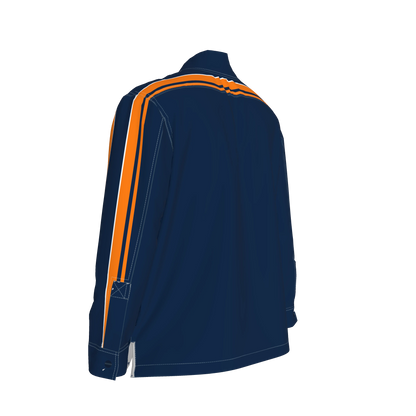 Navy & Orange MotoStripe™ Shirt Jacket Copy