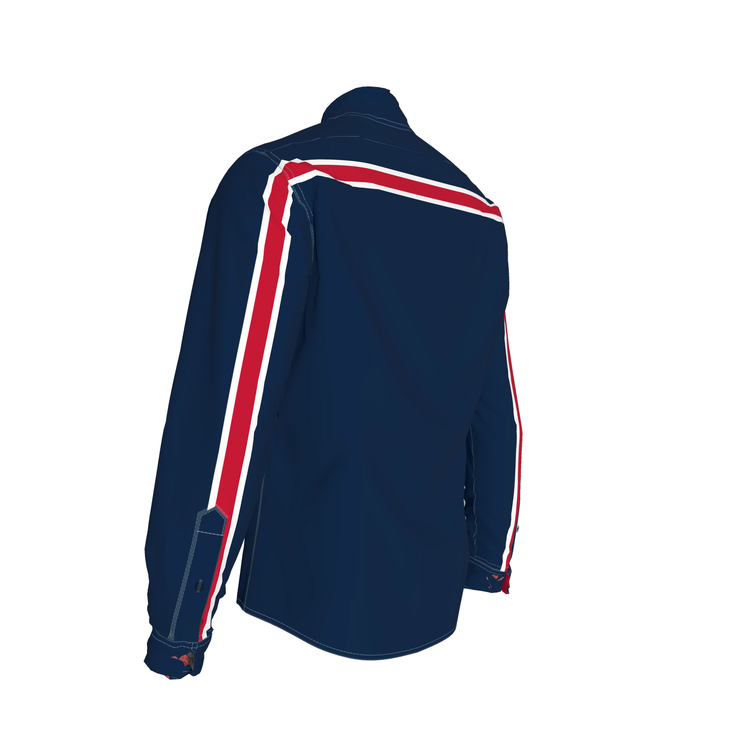 Navy White Red MotoStripe™ Slim Fit Men's
