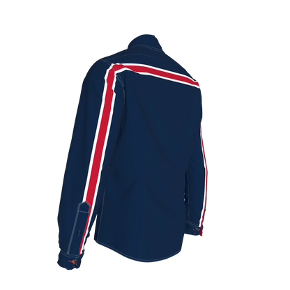 Navy White Red MotoStripe™ Slim Fit Men's