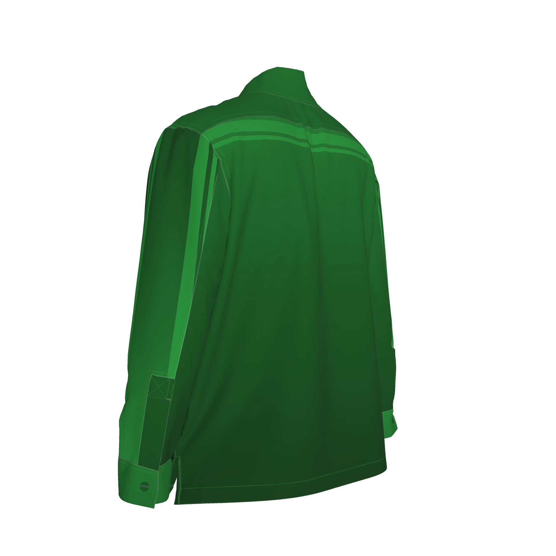 Forest Gradient MotoStripe™ Shirt Jacket 🌲🟩⚡