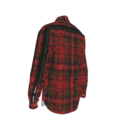 Splat Tartan Green MotoStripe™ Shirt