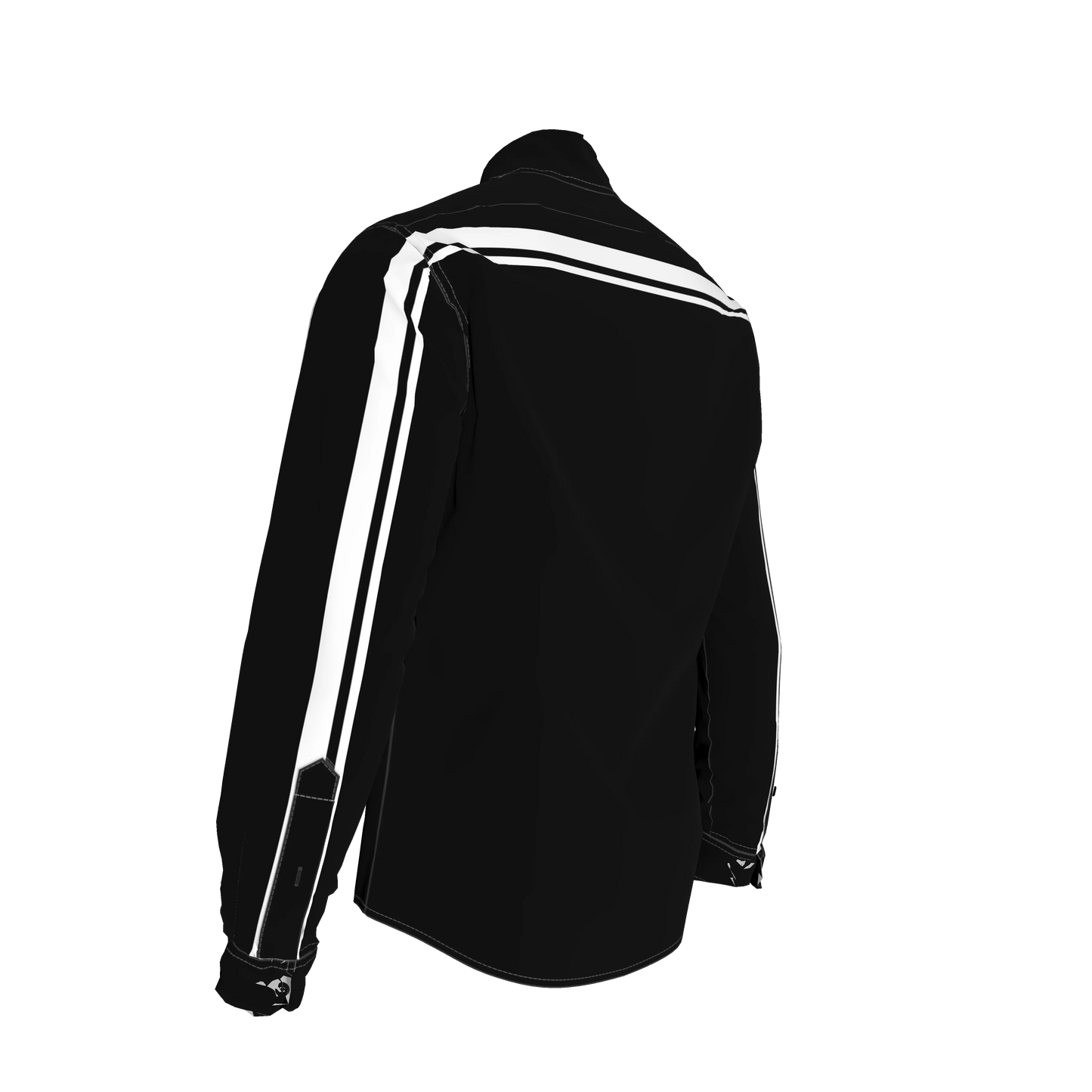Black MotoStripe™ Slim Fit Men's Shirt
