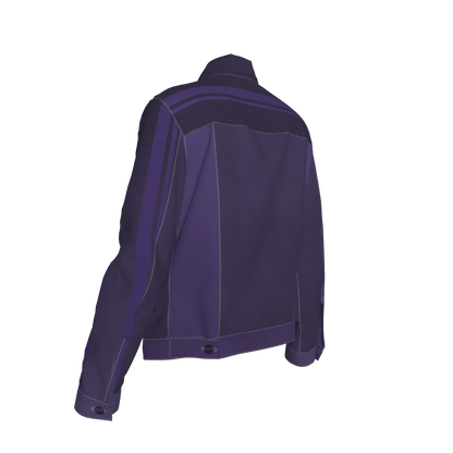 Deep Purple MotoStripe™ Jean Jacket