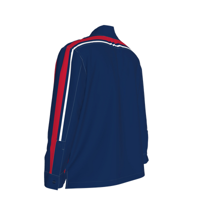Red, White & Blue MotoStripe™ Shirt Jacket 🟥⚪🟦🎉🏎️🏁