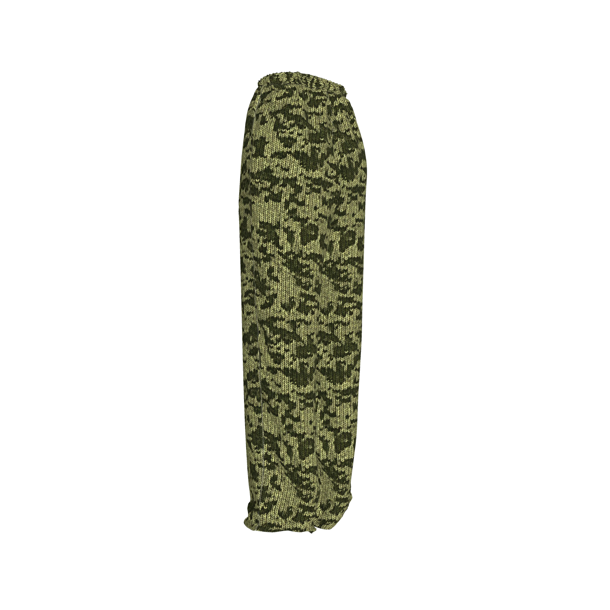 Green Forest Faux Knit 🌲🧶 Drawstring Pants