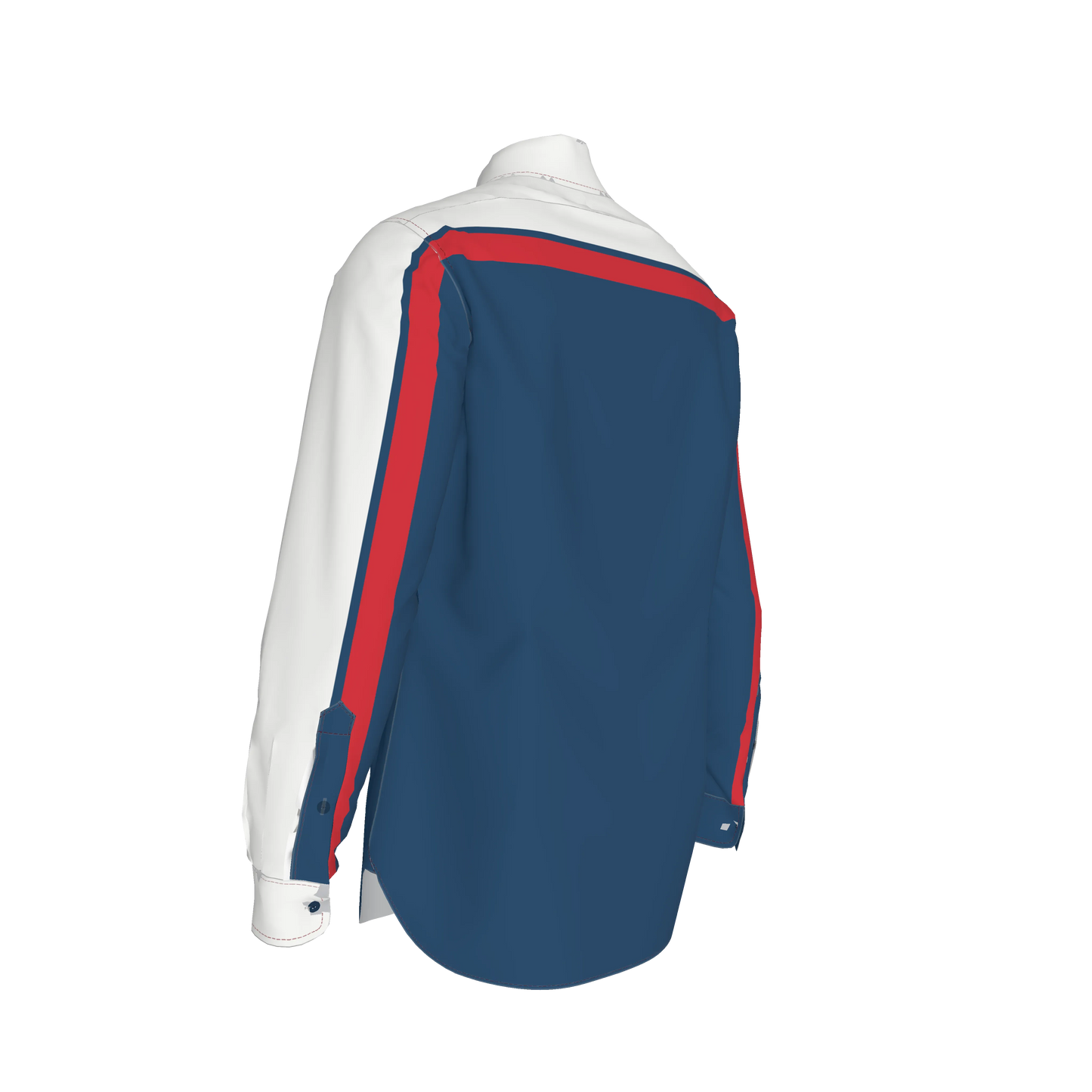 Red, White & Blue MotoStripe™ Button-Down Shirt