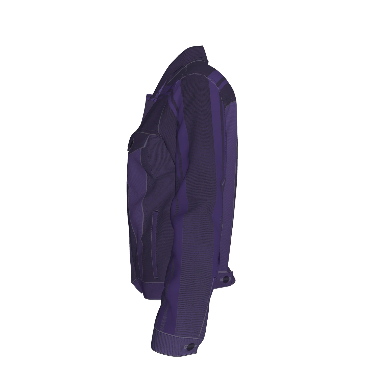 Deep Purple MotoStripe™ Jean Jacket