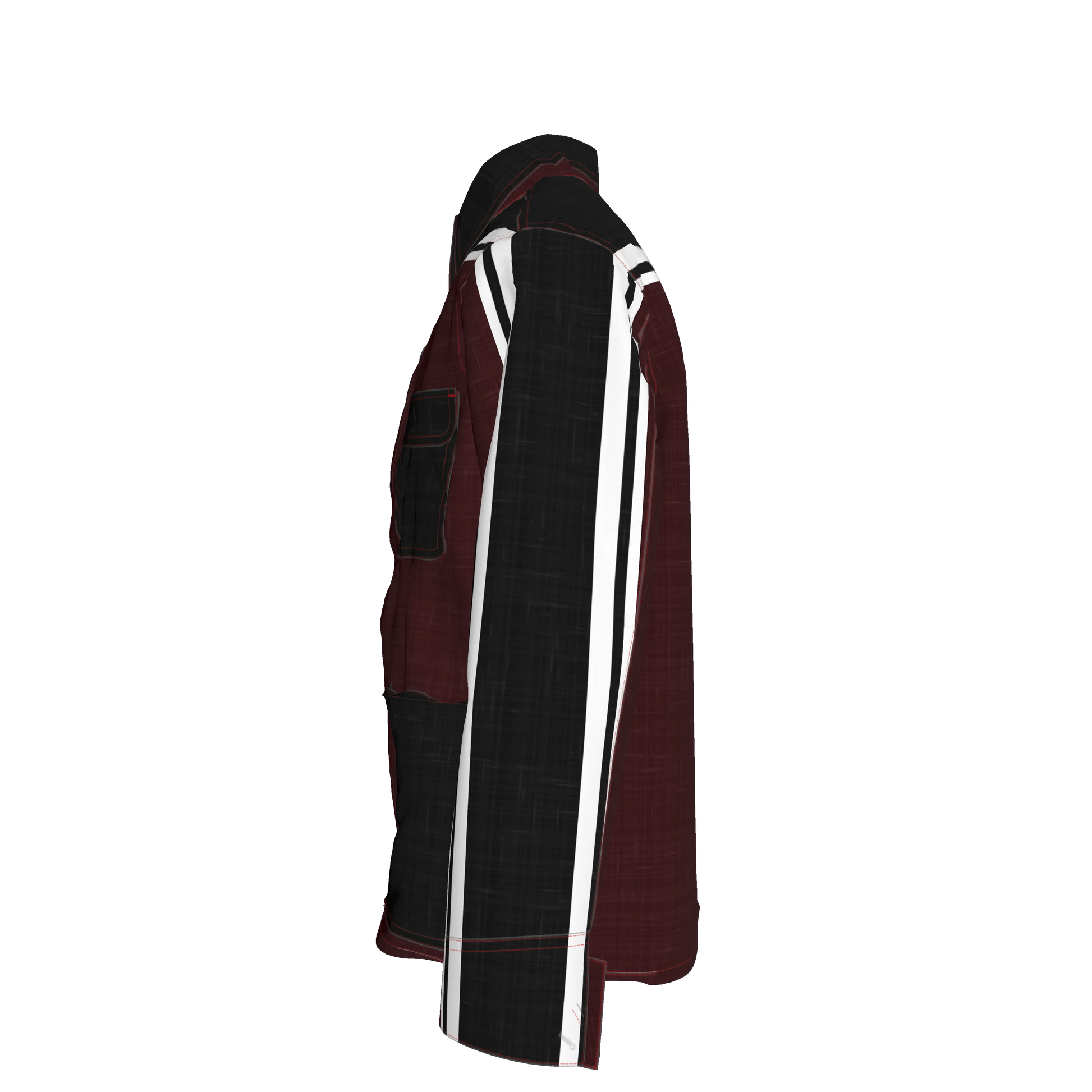 Dark Crimson MotoStripe™ Chore Coat