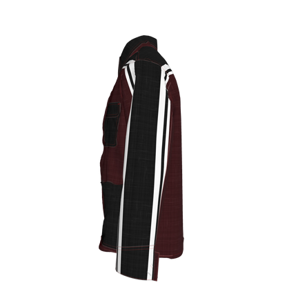Dark Crimson MotoStripe™ Chore Coat