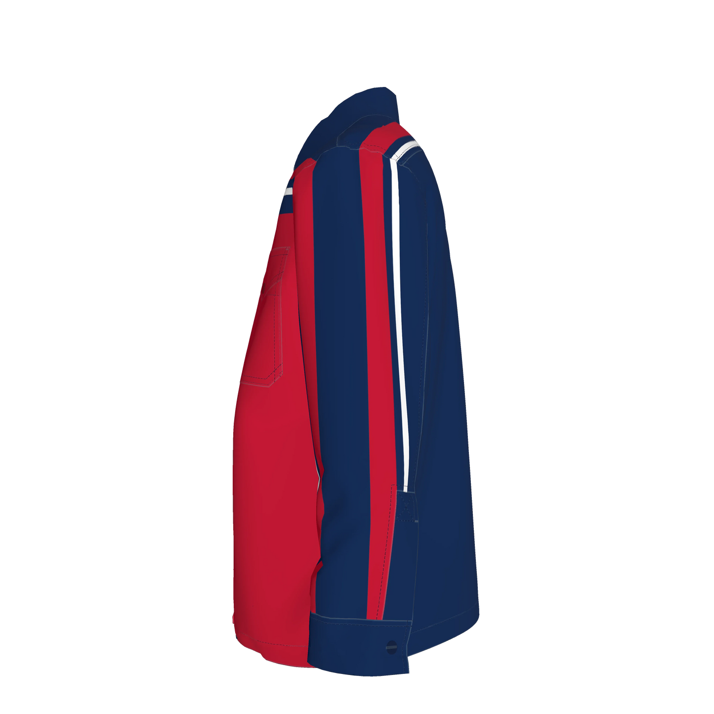 Red, White & Blue MotoStripe™ Shirt Jacket 🟥⚪🟦🎉🏎️🏁