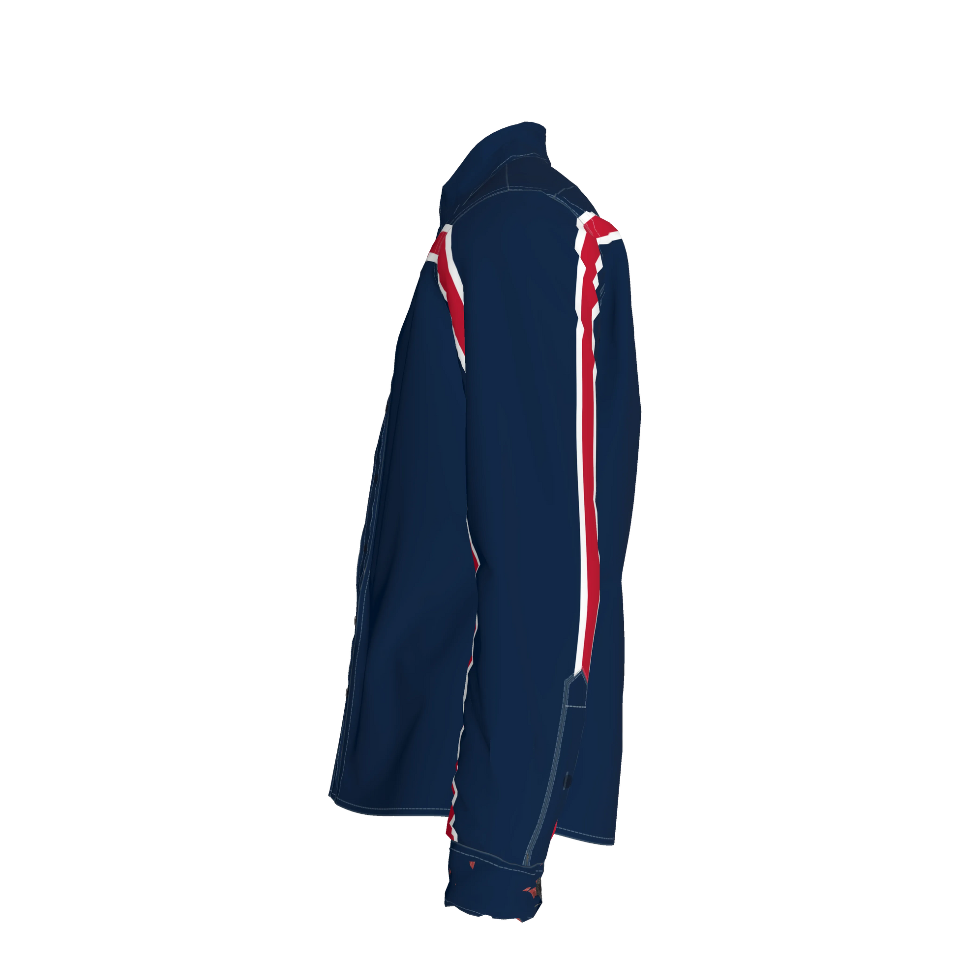 Navy White Red MotoStripe™ Slim Fit Men's
