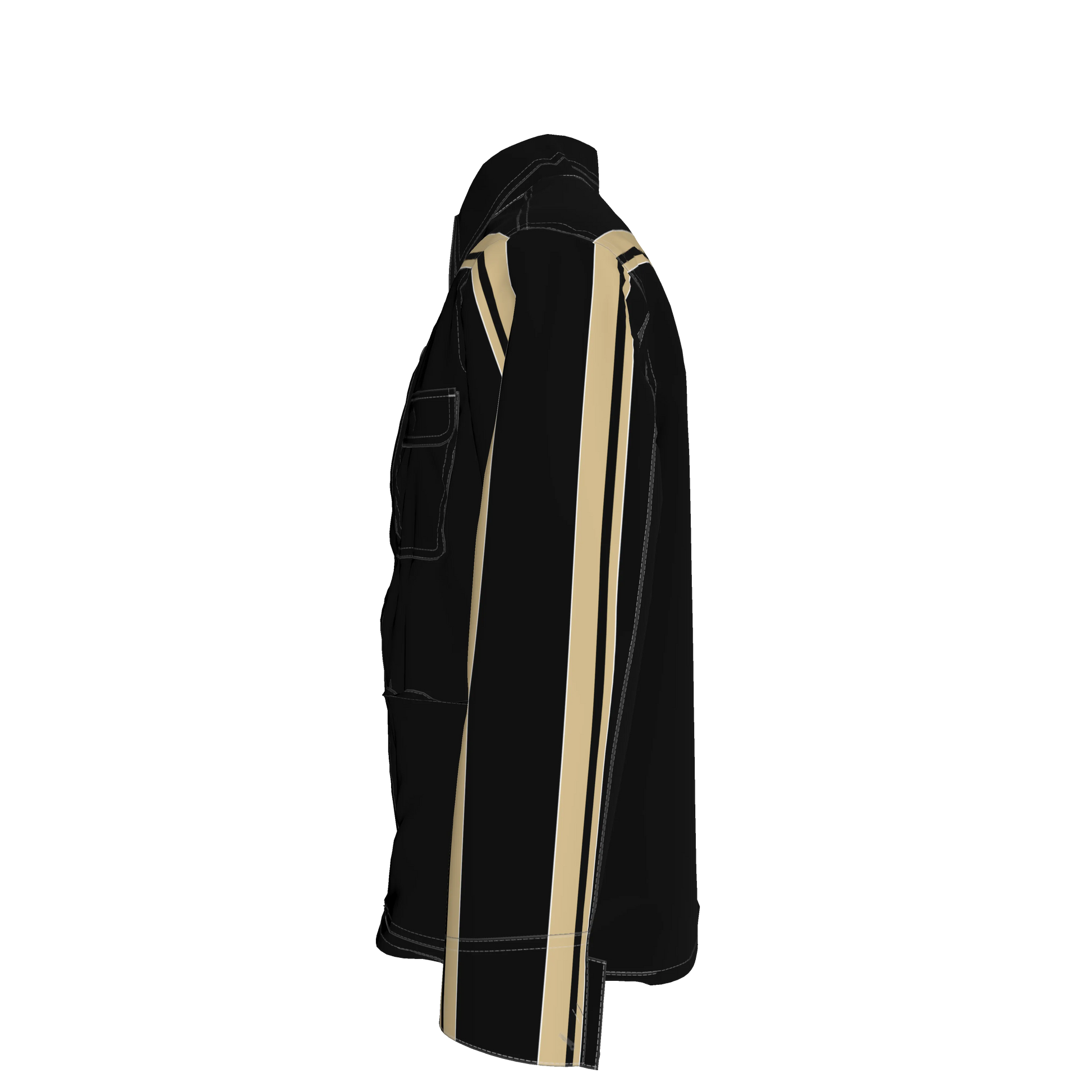 Gold & Black MotoStripe™ Chore Coat ⚜️🖤🏈