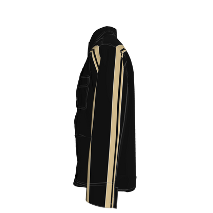 Gold & Black MotoStripe™ Chore Coat ⚜️🖤🏈