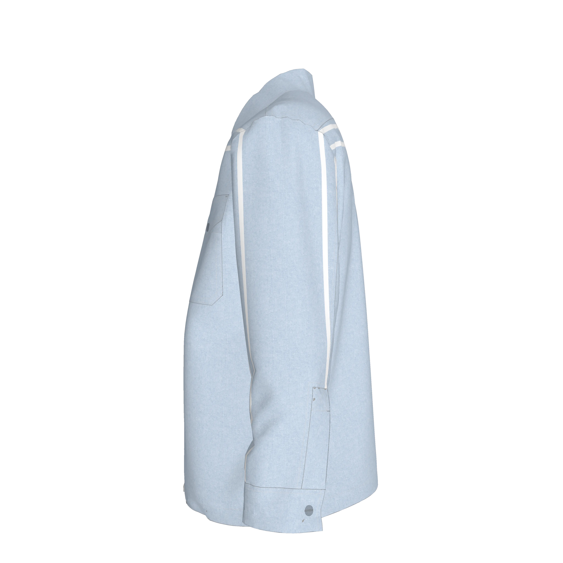 Wash Denim MotoStripe™ Snap Shirt