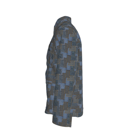 Denim👖🧵Patchwork Chore Coat