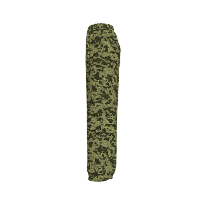 Green Forest Faux Knit 🌲🧶 Drawstring Pants