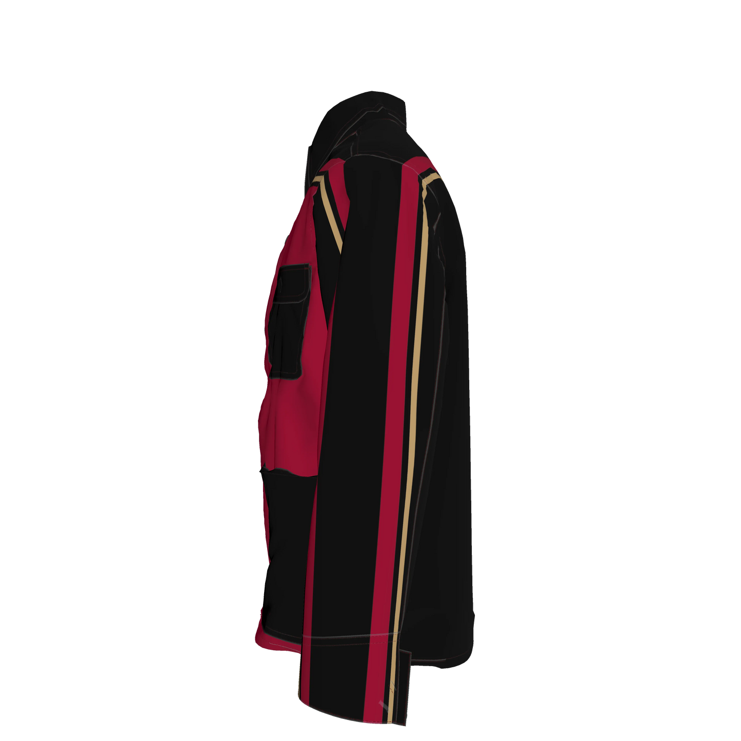 Maroon, Black and Gold MotoStripe™ Chore Coat