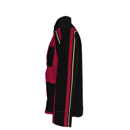 Maroon, Black and Gold MotoStripe™ Chore Coat