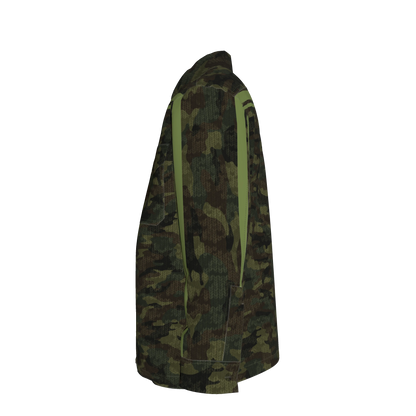 Camo Knit Green MotoStripe™ Shirt Jacket