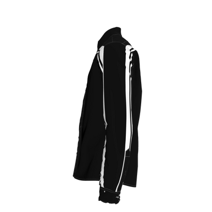 Black MotoStripe™ Slim Fit Men's Shirt