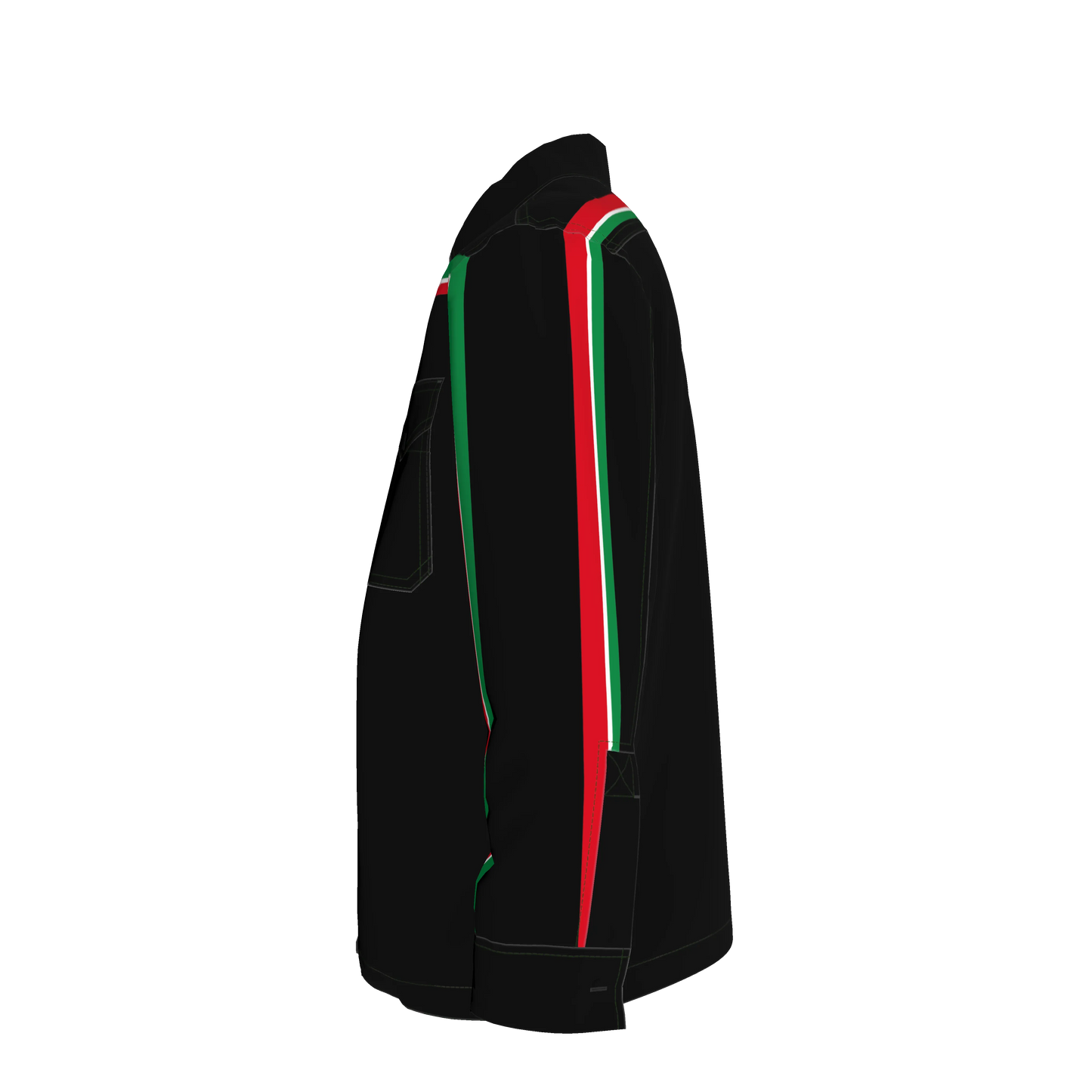 Italy MotoStripe™ Denim Shirt Jacket 🇮🇹⚫✨