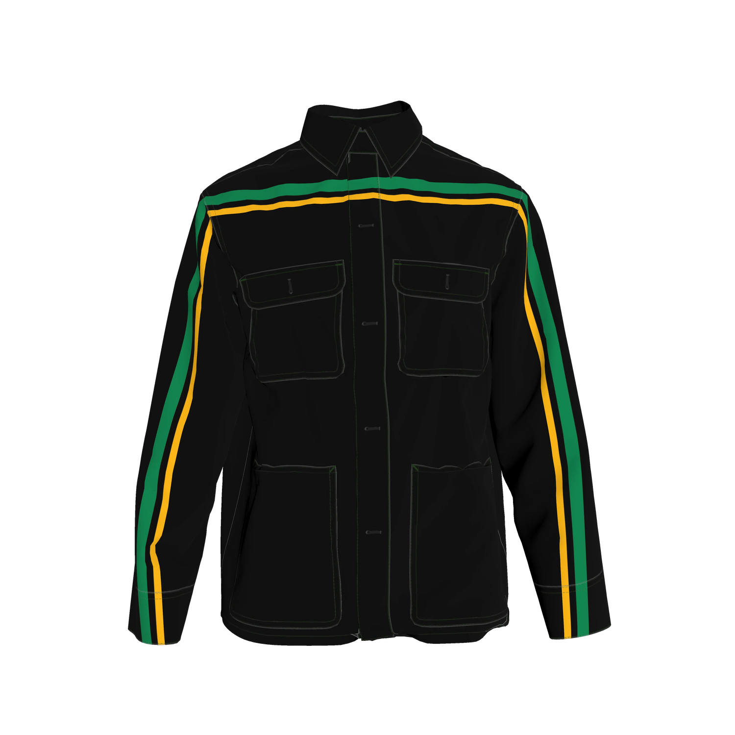 Jamaica🇯🇲 MotoStripe™ Chore Coat