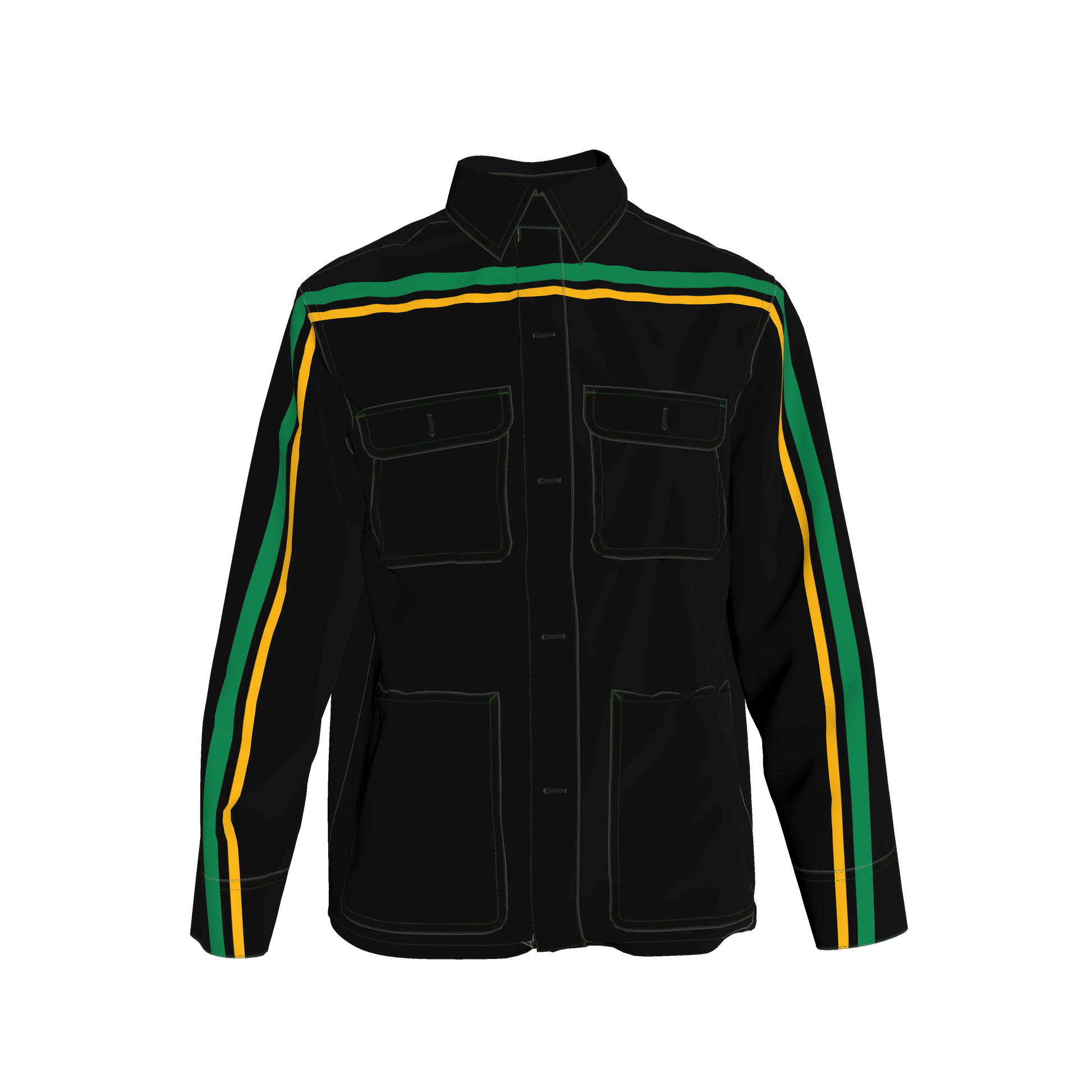 Jamaica🇯🇲 MotoStripe™ Chore Coat