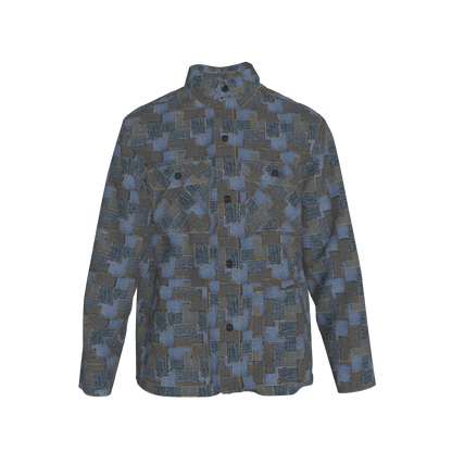 Denim👖🧵Patchwork Chore Coat