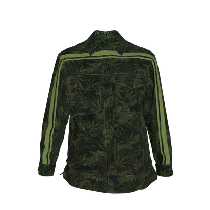 Green Leaf Camo MotoStripe™ Shirt Jacket