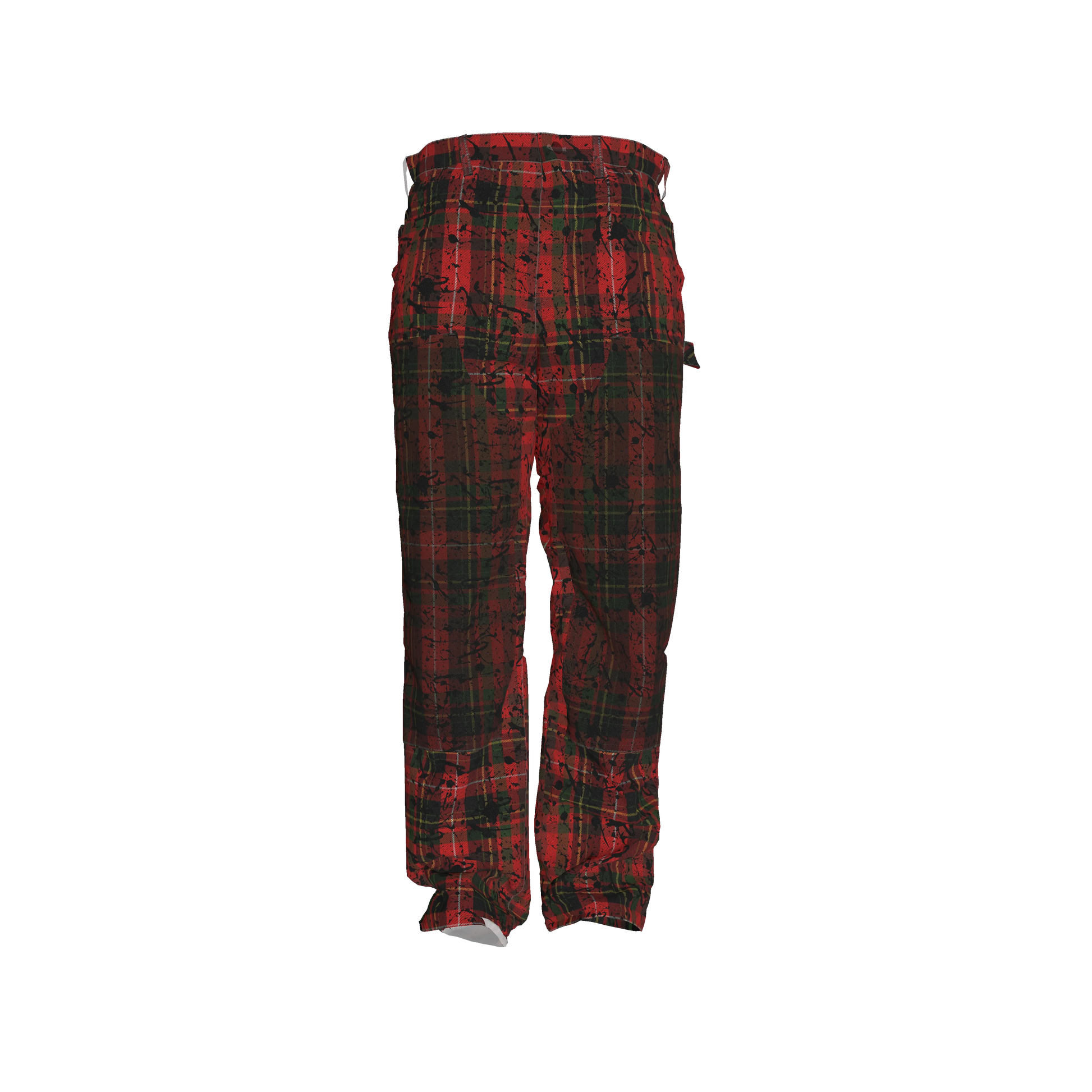Punk Tartan MotoStripe™ Carpenter pants