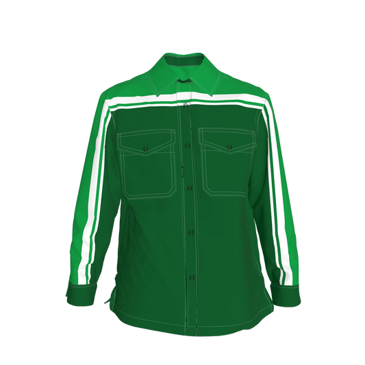The Green Team Corduroy MotoStripe™ Shirt-Jacketd