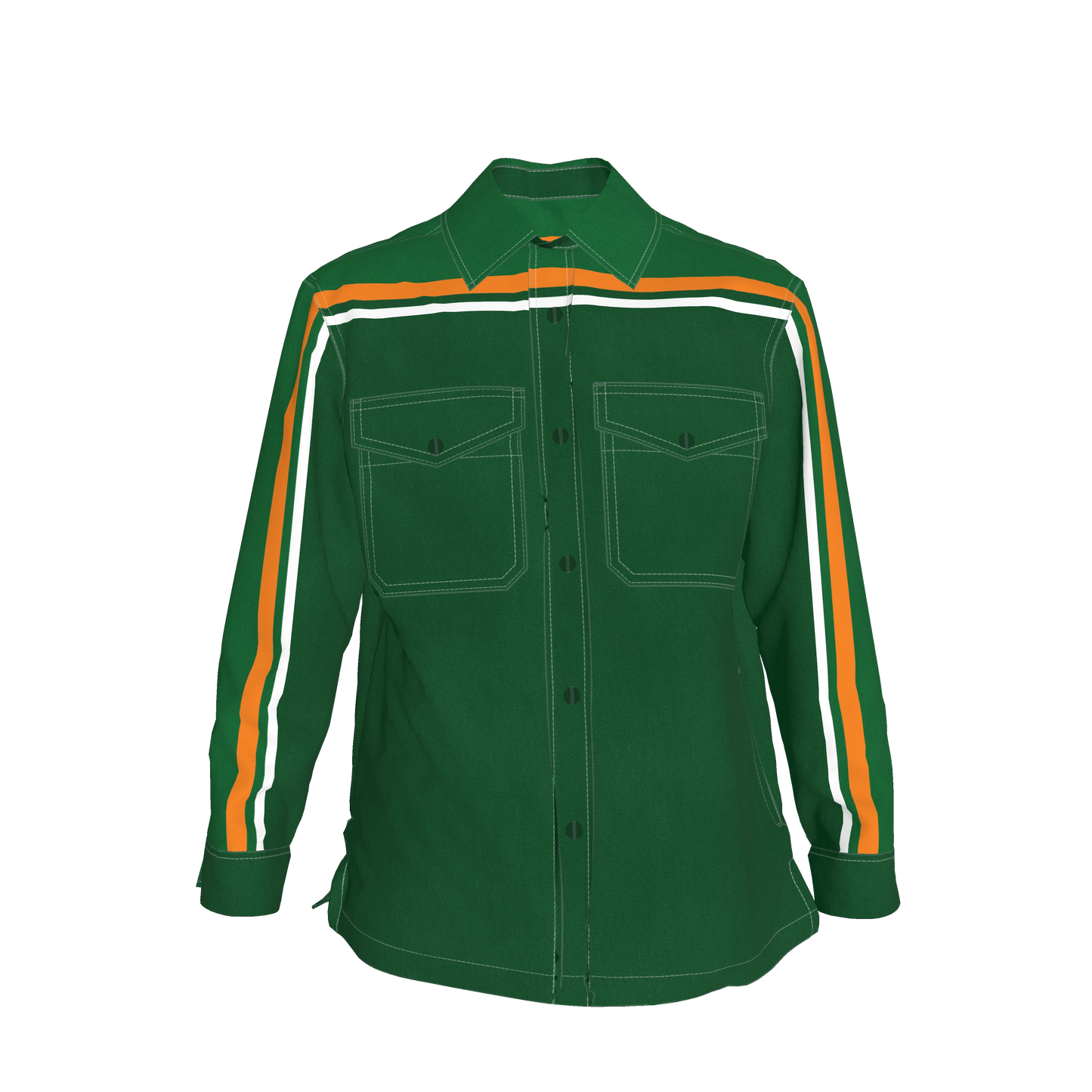 Ireland MotoStripe™ Denim Shirt Jacket 🇮🇪☘️✨