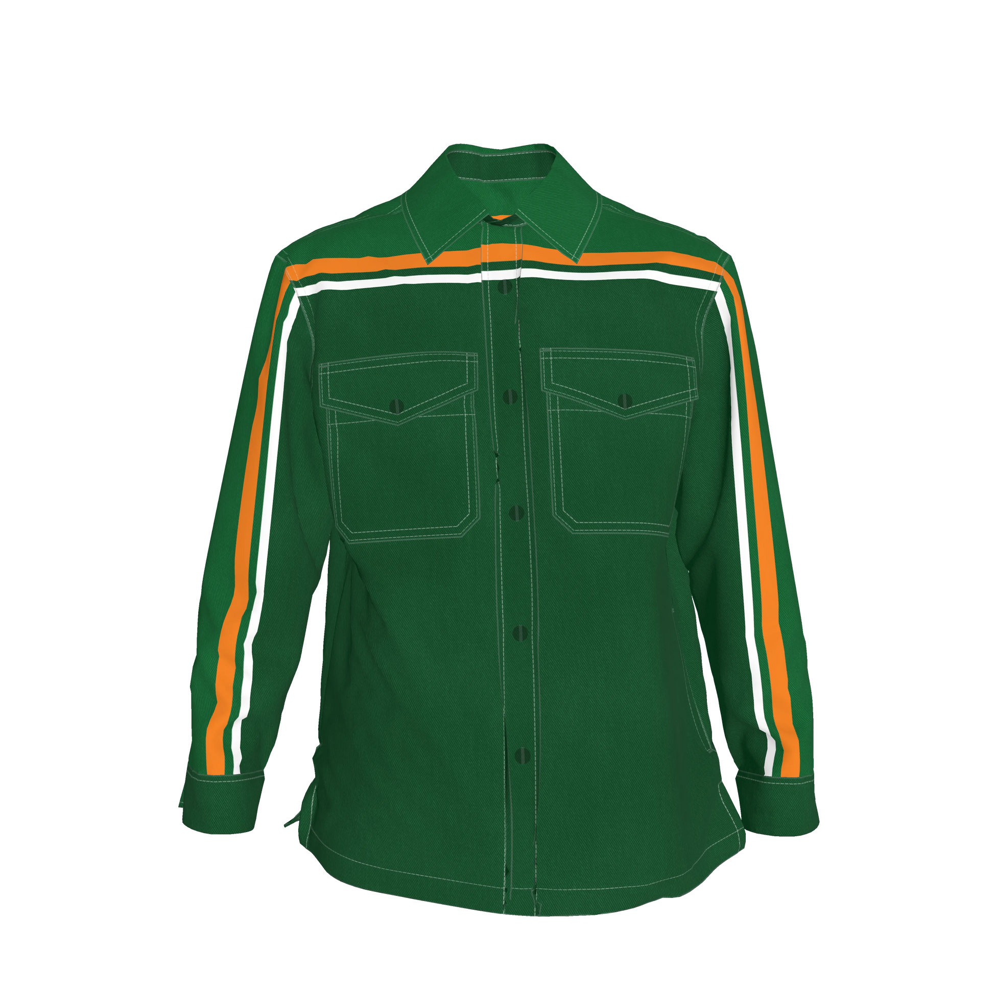 Ireland MotoStripe™ Denim Shirt Jacket 🇮🇪☘️✨