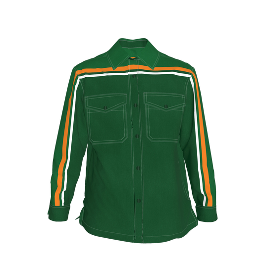 Ireland MotoStripe™ Denim Shirt Jacket 🇮🇪☘️✨
