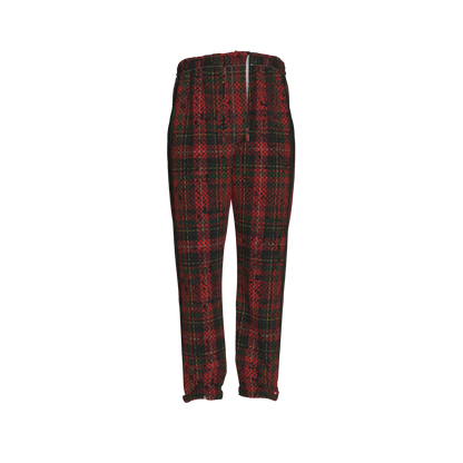 Tartan Race Green MotoStripe™ Pegged Trousers Copy