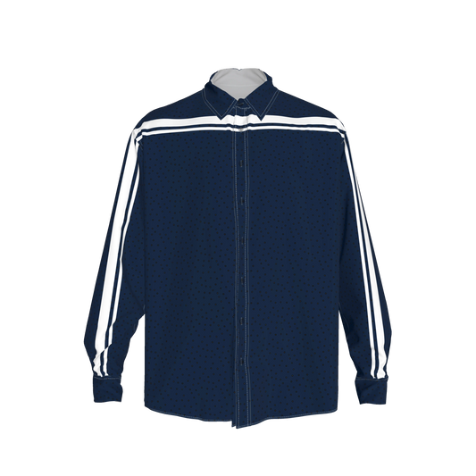 Navy black dot MotoStripe™ Oversize Men's