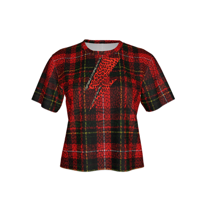 Tartan Leopard Bolt Tee