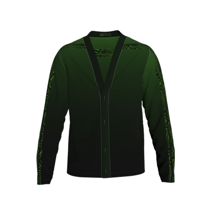 Green Zebra MotoStripe™ Terry Cardigan