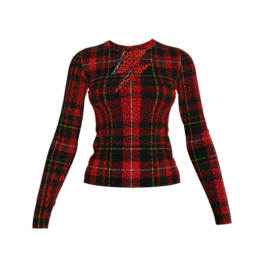 Bolt Leopard Tartan Tee
