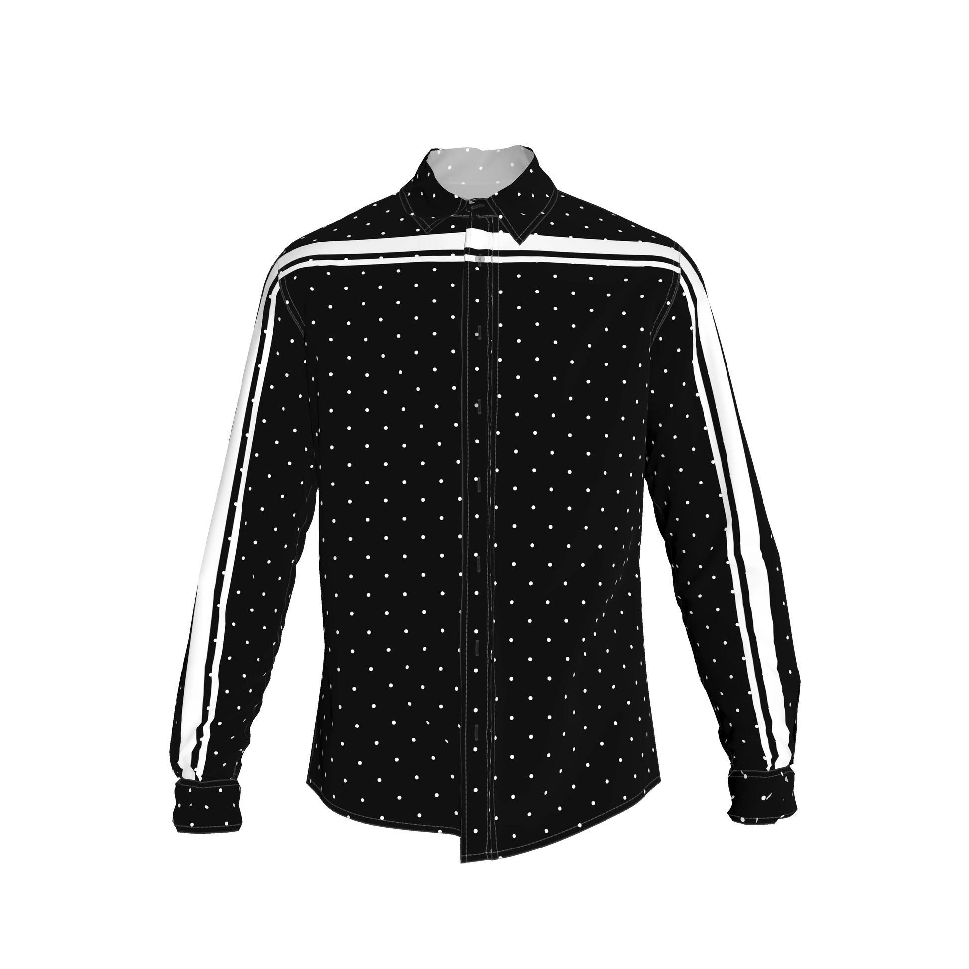 Polka Dot MotoStripe™ Slim Men's Shirt
