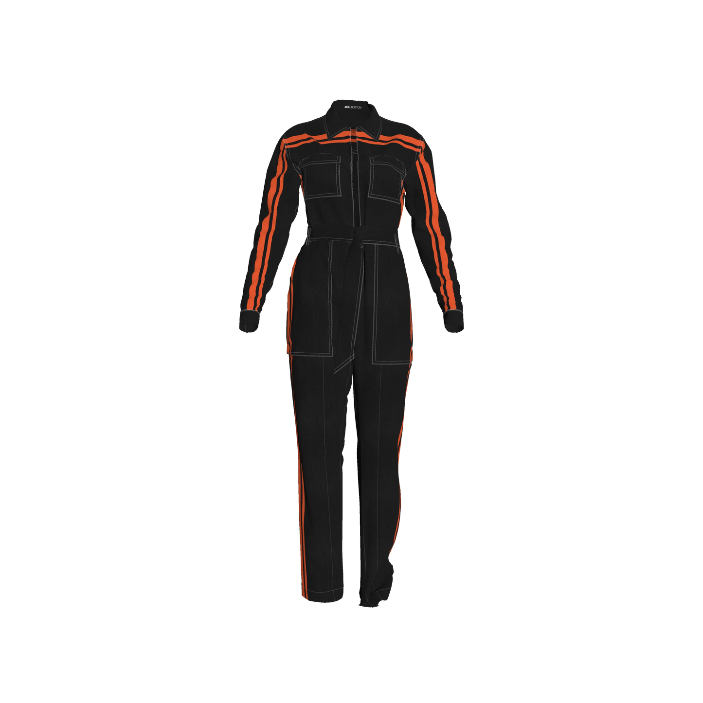 Orange MotoStripe™ Jumpsuit