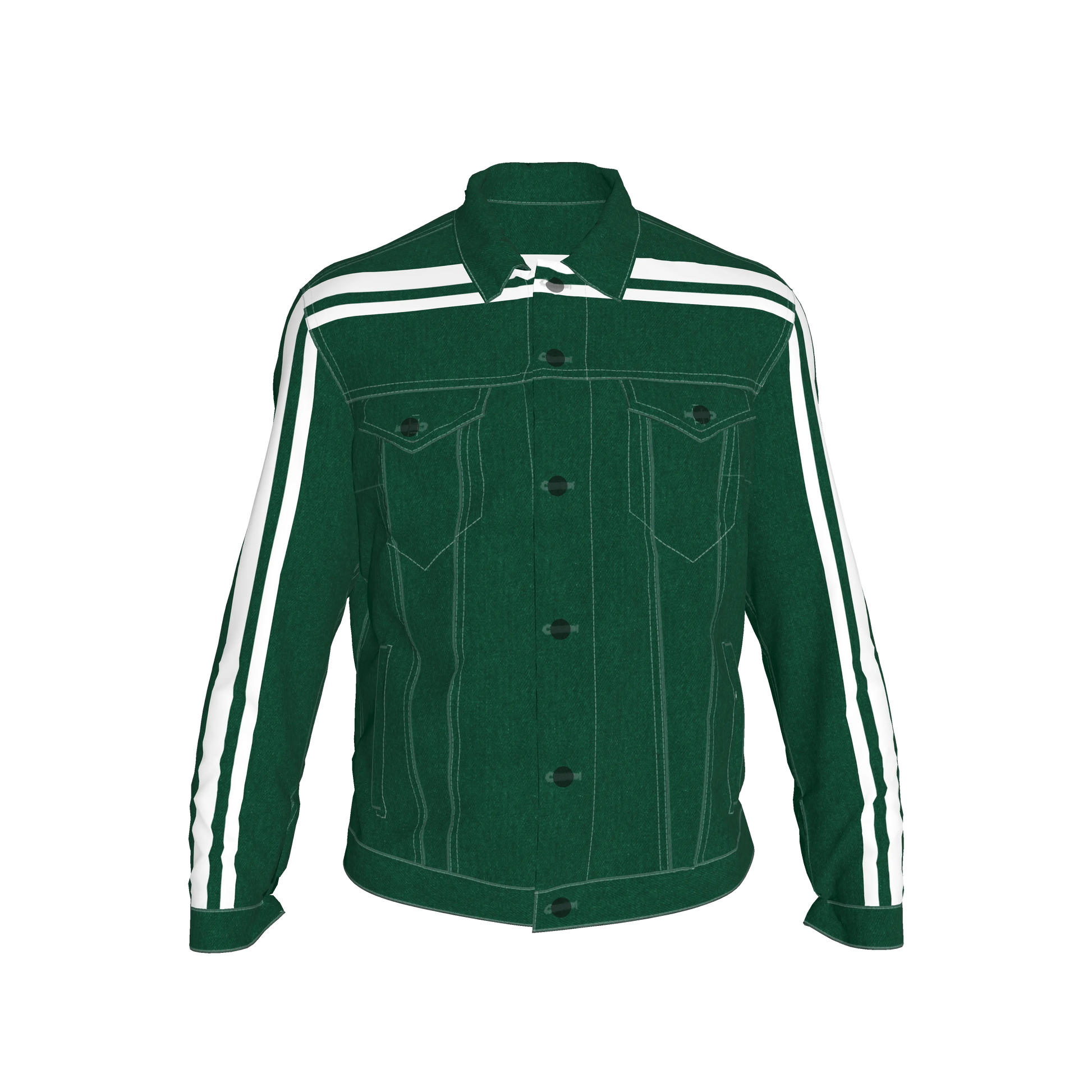 Gotham Green & White MotoStripe™
