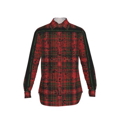 Splat Tartan Green MotoStripe™ Shirt