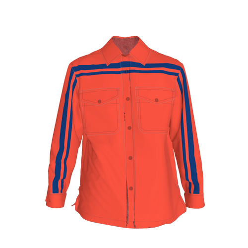 Artemis II Star Blue MotoStripe™ Snap Shirt