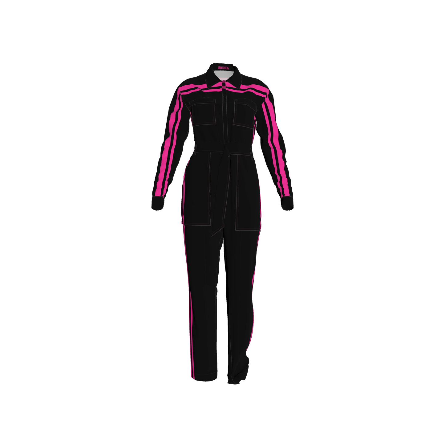 Pink🩷 MotoStripe™ Jumpsuit