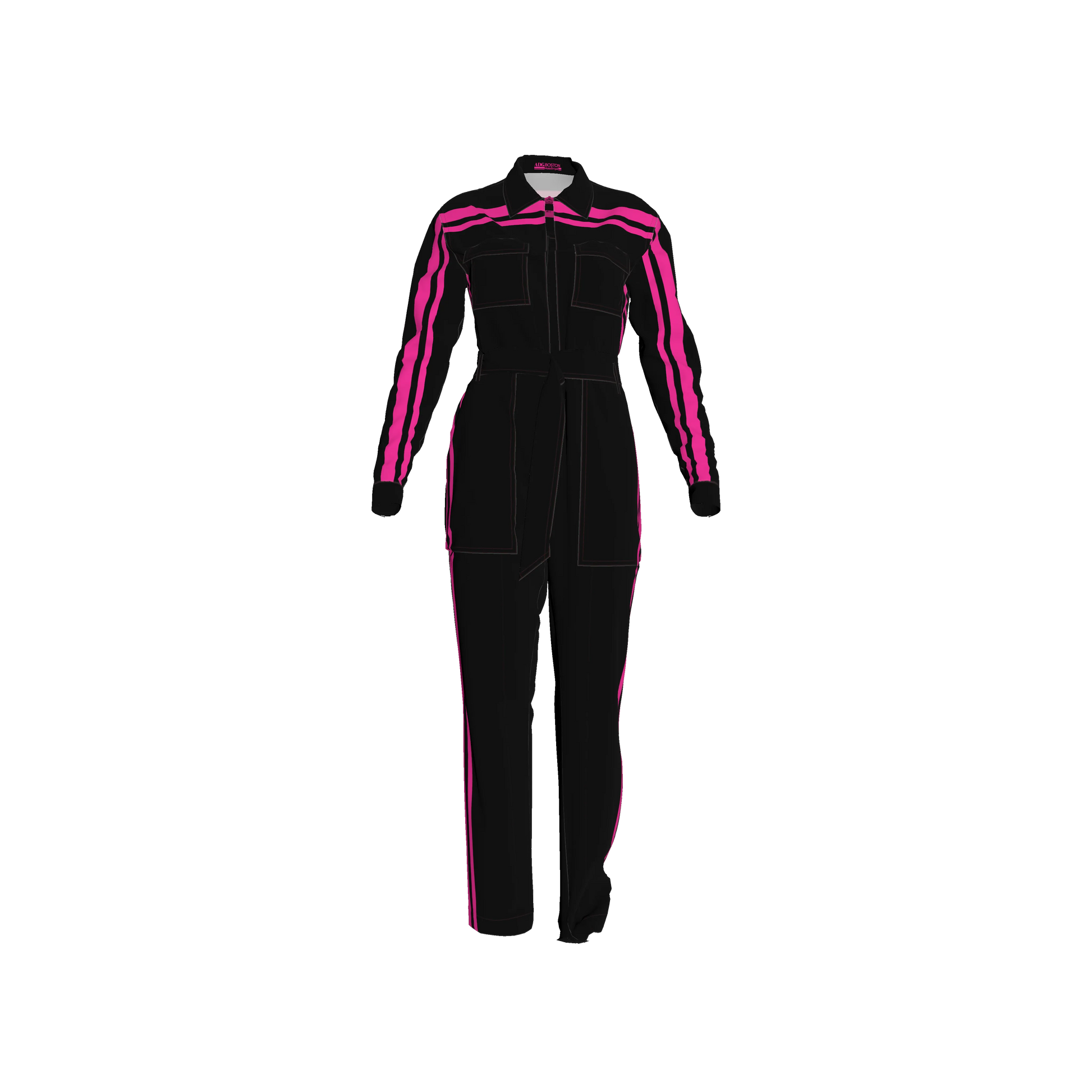 Pink🩷 MotoStripe™ Jumpsuit