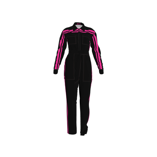 Pink🩷 MotoStripe™ Jumpsuit
