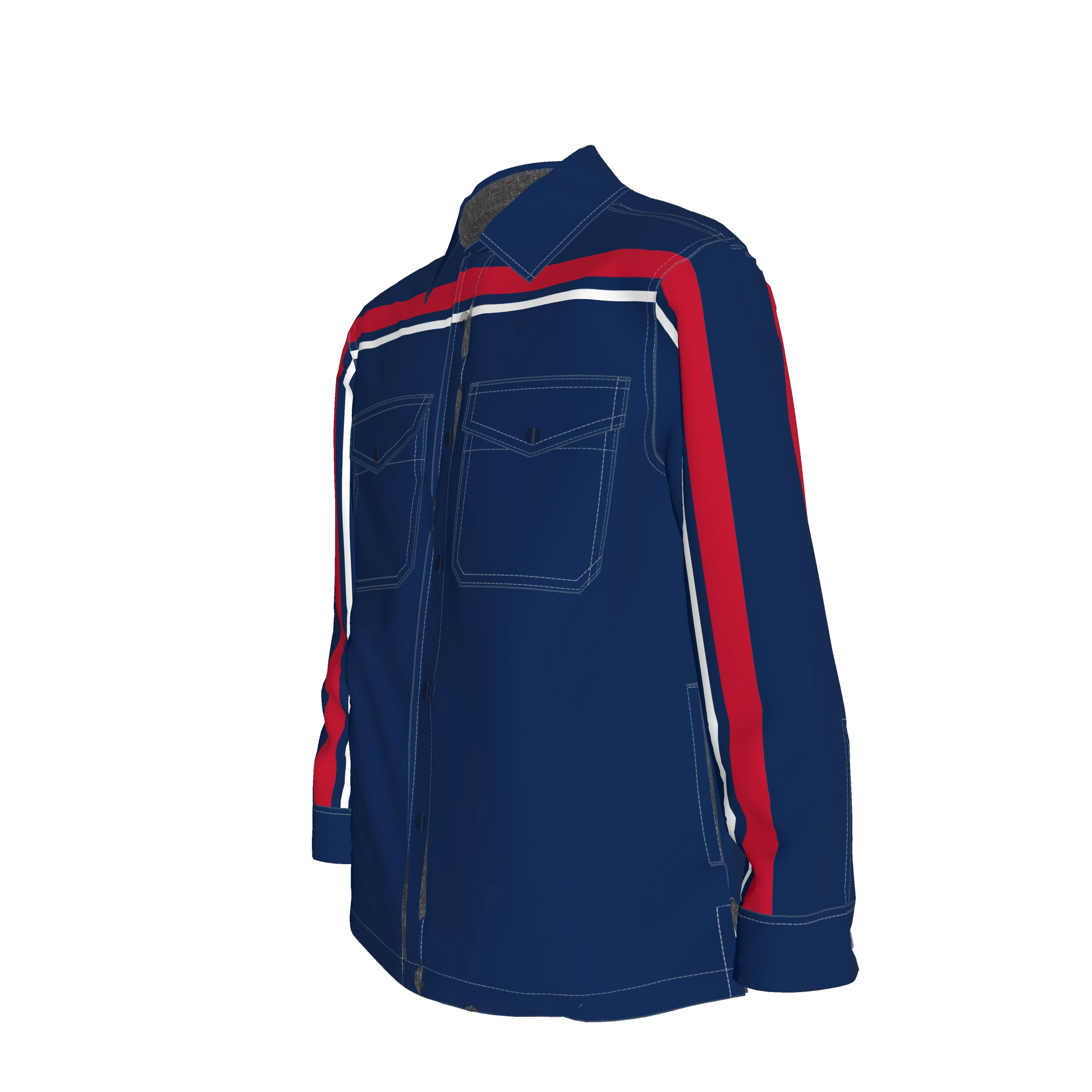 RWB MotoStripe™ Pima Snap Shirt - Shirt Jacket