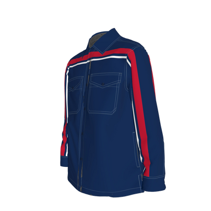 RWB MotoStripe™ Pima Snap Shirt - Shirt Jacket